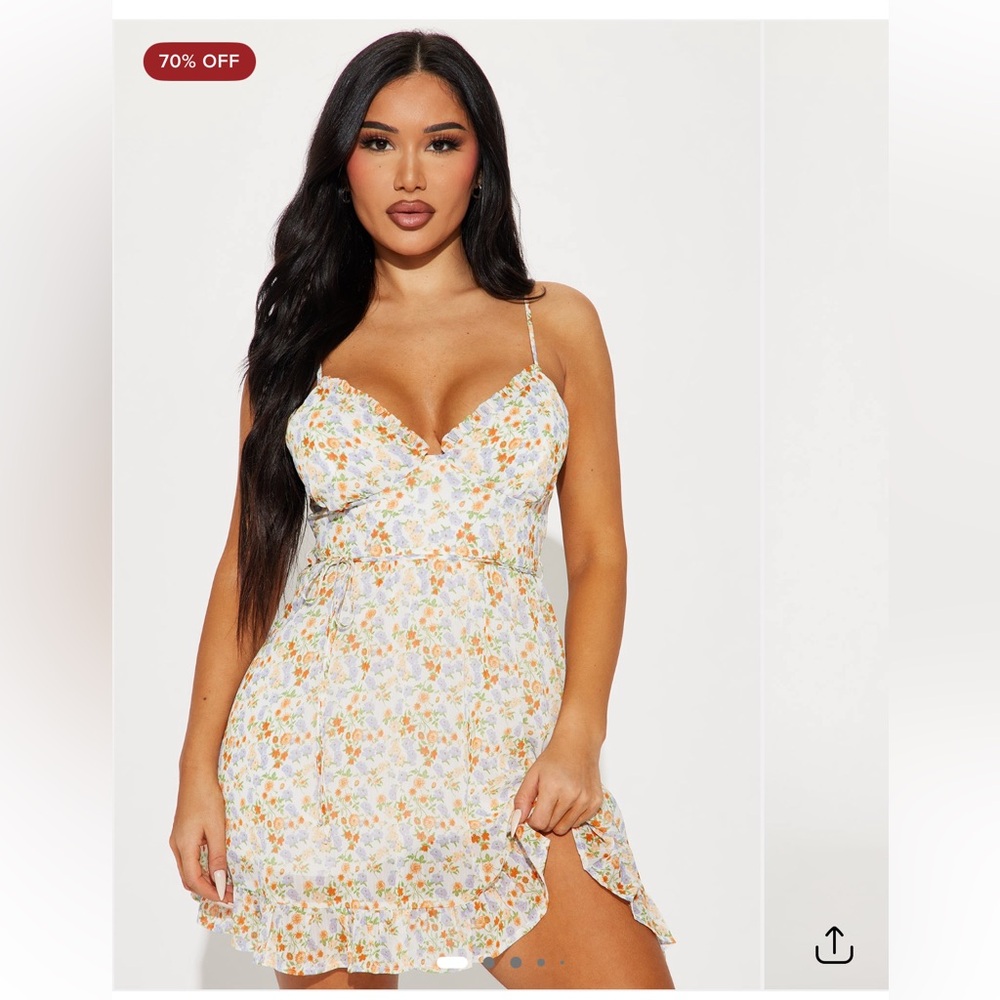 Bonnie floral mini dress